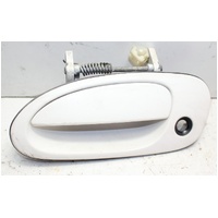 Left Front Outer Door Handle (White) suit Mazda 323 Hardtop BA 1994-1998