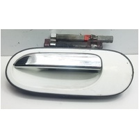 Left Rear Outer Door Handle (White/Chrome) suit Nissan Pulsar Sedan N16 2000-2005