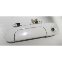 Left Front Outer Door Handle (White) suit Mazda 323 BJ 1998-2003