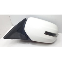 Left Electric Door Mirror (White W/Ind) suit Mitsubishi Challenger PC 2013-2015