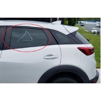 Left Rear Door Window Glass suit Mazda CX3 CX-3 DK 2015-2024