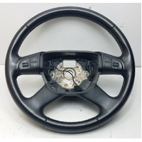 Bare Leather 4 Spoke Steering Wheel suit Skoda Yeti 5L 2011-2014