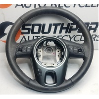Bare Leather Steering Wheel (S/SL Type) suit Kia Cerato TD 2008-2013
