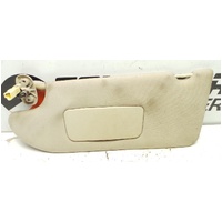 Left Hand Interior Sun Visor (Tan w/ Mirror Light) suit Mitsubishi 380 DB 2005-2008